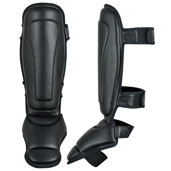 Kickboxing Shin Guards with Impact-Absorbing Padding