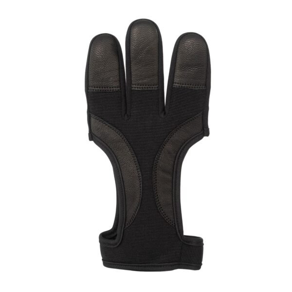Three-Finger Archery Glove with Reinforced Fingertip Protection
