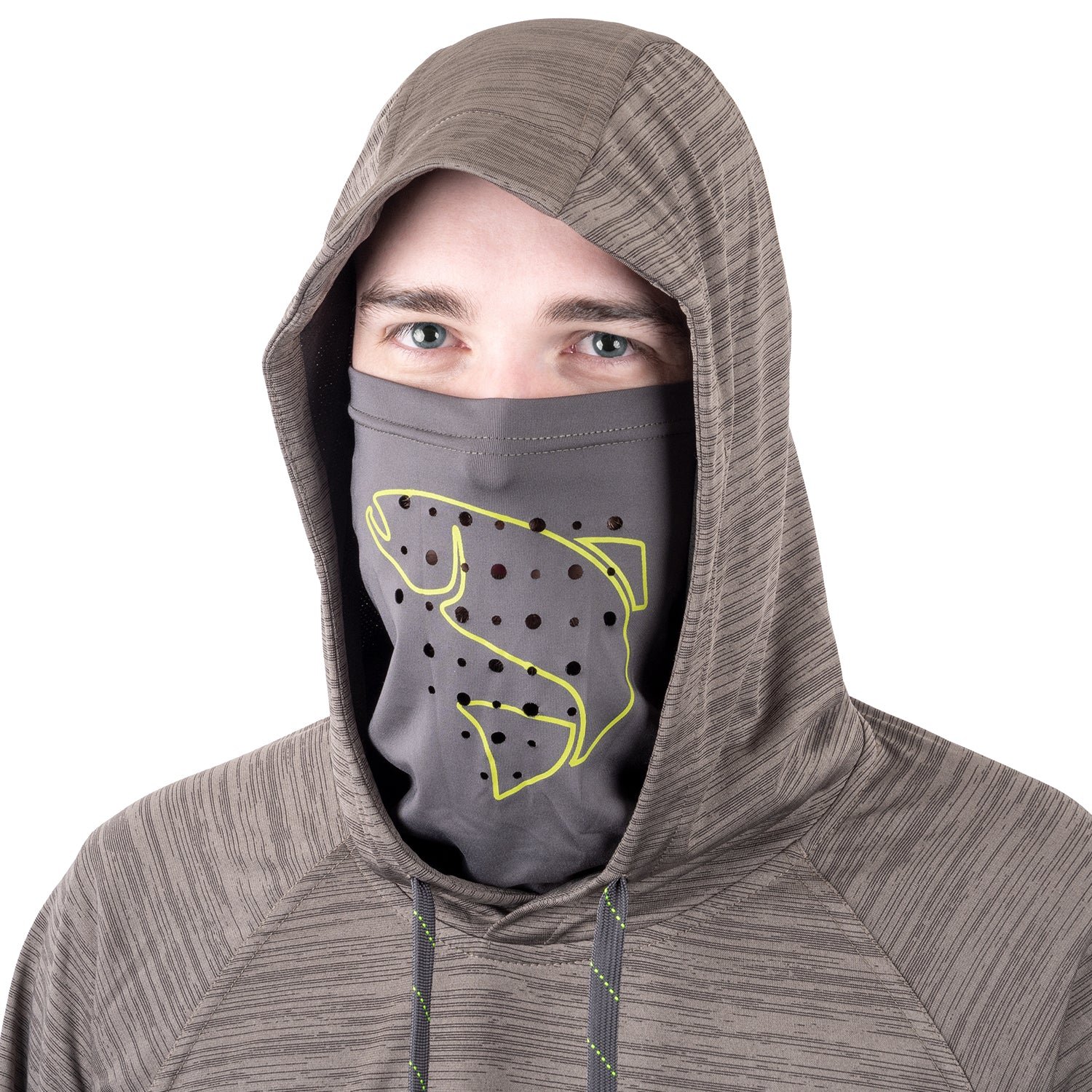 Desolve Men's Fish Face Hoodie