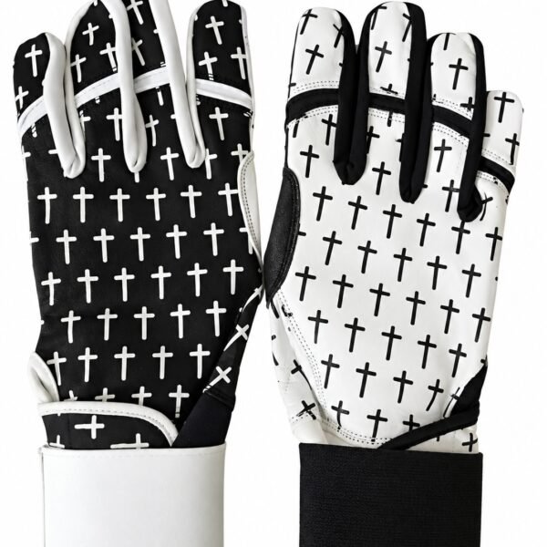 Holy Cross Monochrome Batting Gloves